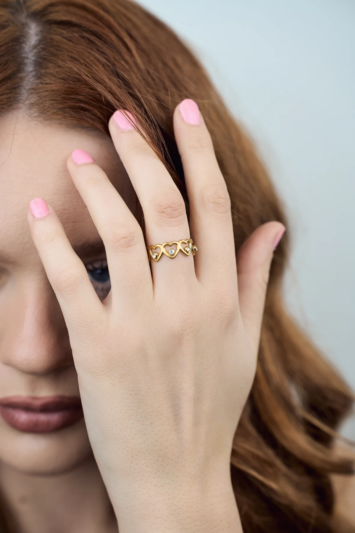 ANELLO CUORICINI LUMINOSI REGOLABILE