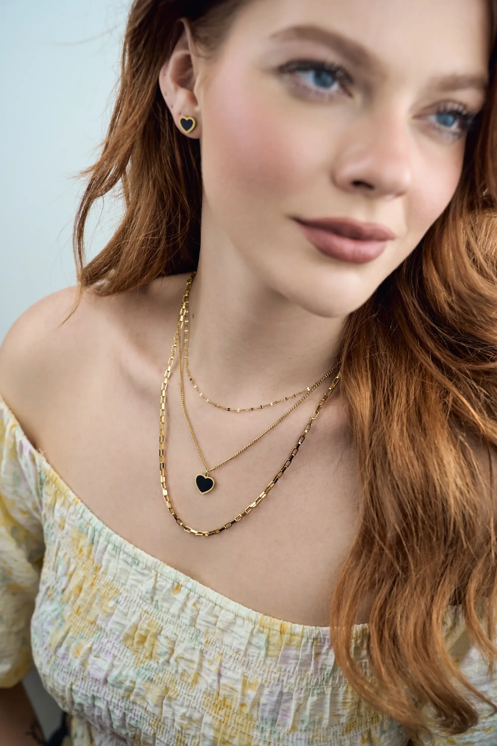 Collana Dark Love A Tre Fili