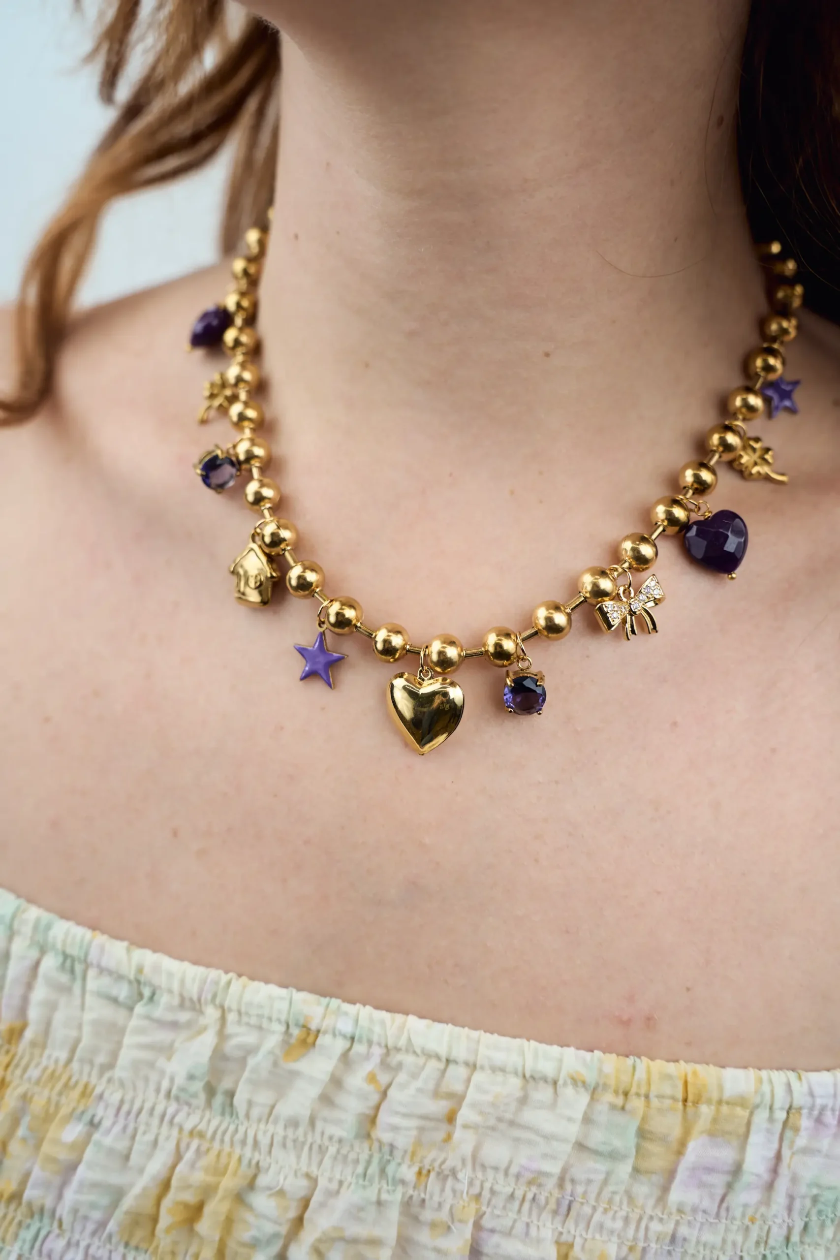 Collana Violet Linea Bubble