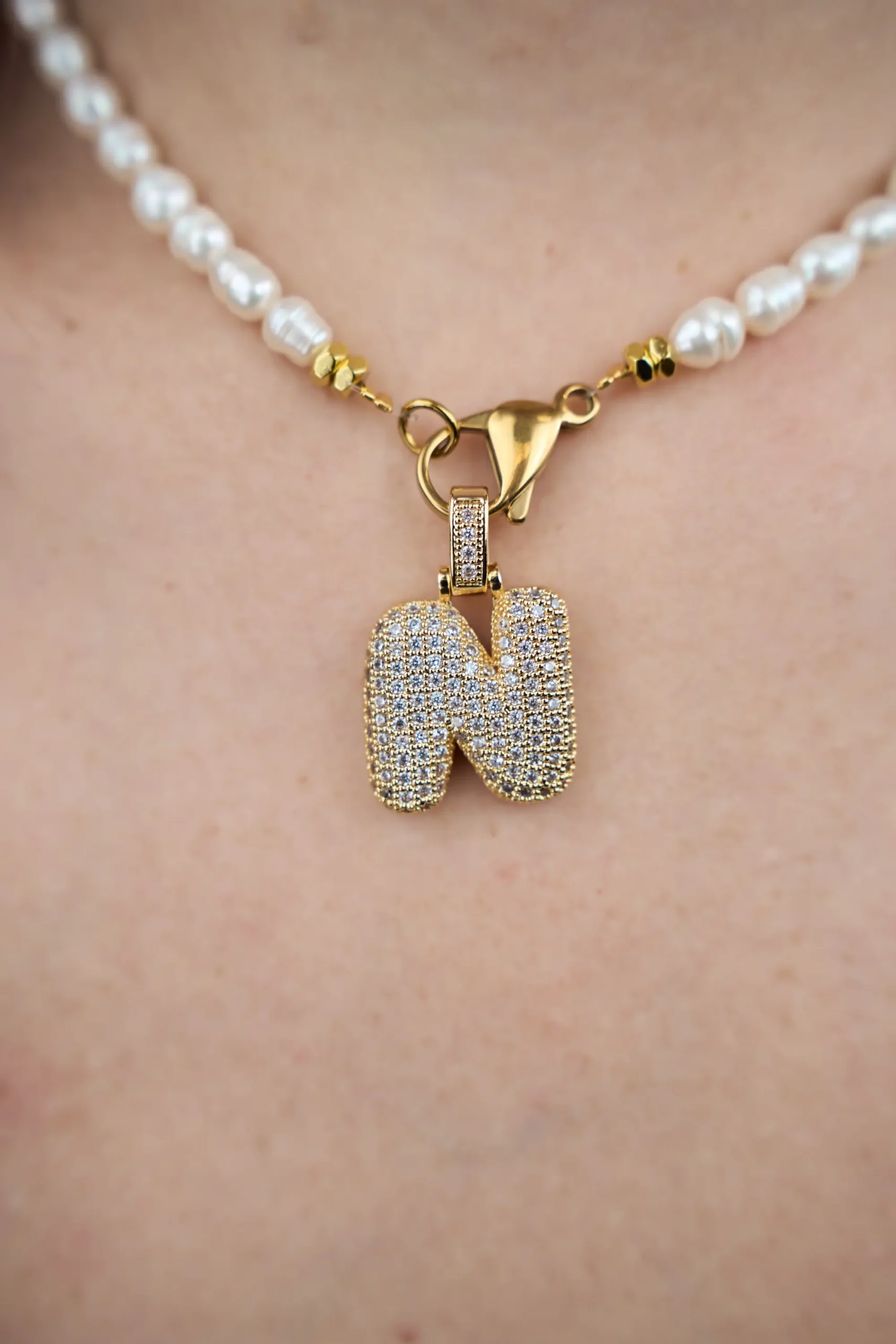 Collana Modello Hailey Con Perle Di Fiume