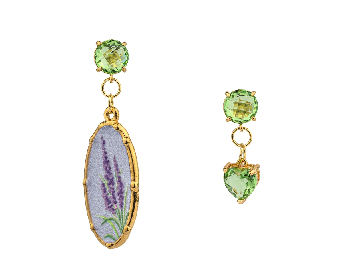 Orecchini Linea Bloom Collection Modello Green Lavi