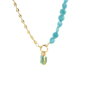 Collana Linea Good Luck, Blue