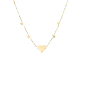 Collana Cuore Stellato