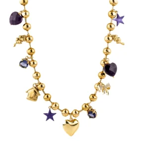 Collana Violet Linea Bubble