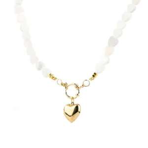 Collana Cuori Madreperla