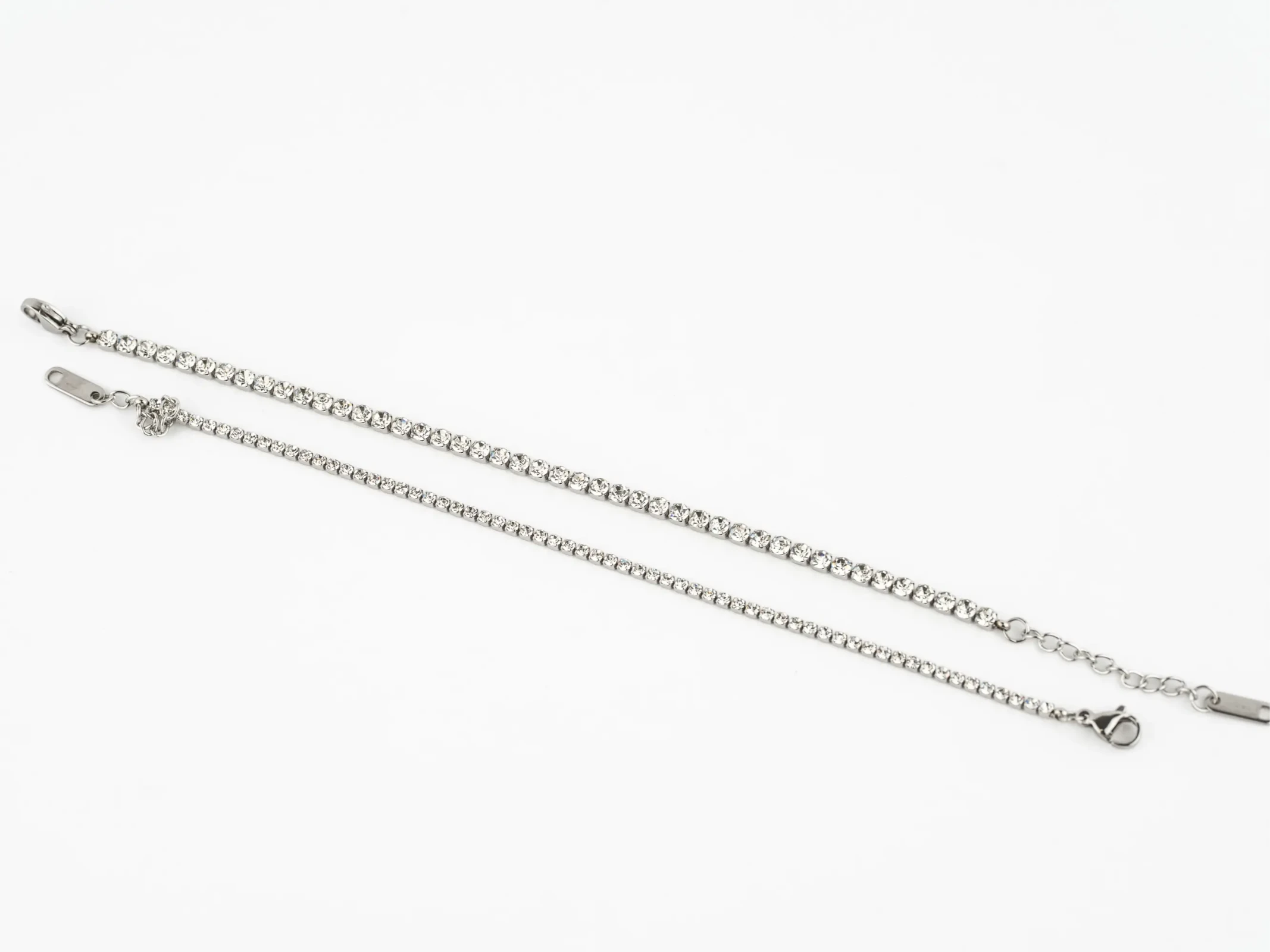 Bracciale Tennis In Acciaio Inossidabile In Versione Big O Small