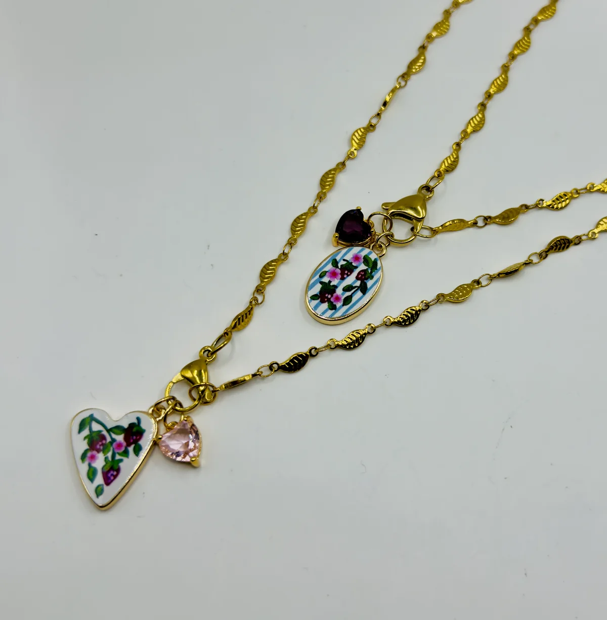 Collana Cuore di Fragole