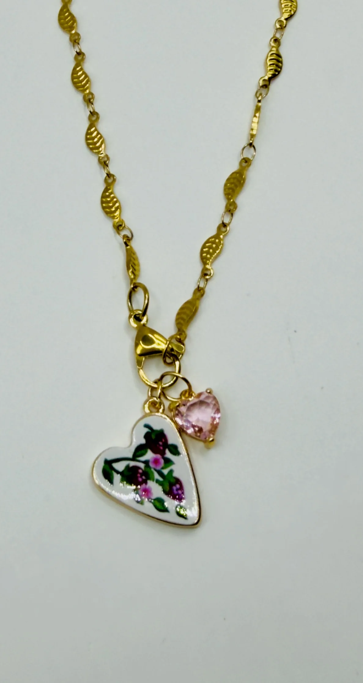 Collana Cuore di Fragole