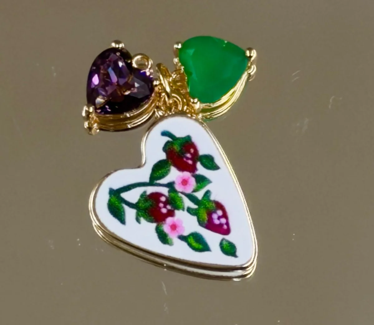 Collana Cuore di Fragole