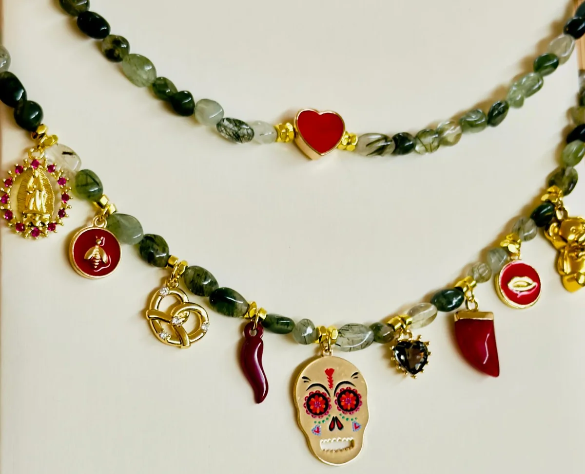 Linea Frida Kahlo – Collane in Pietra Dura Multiciondolo