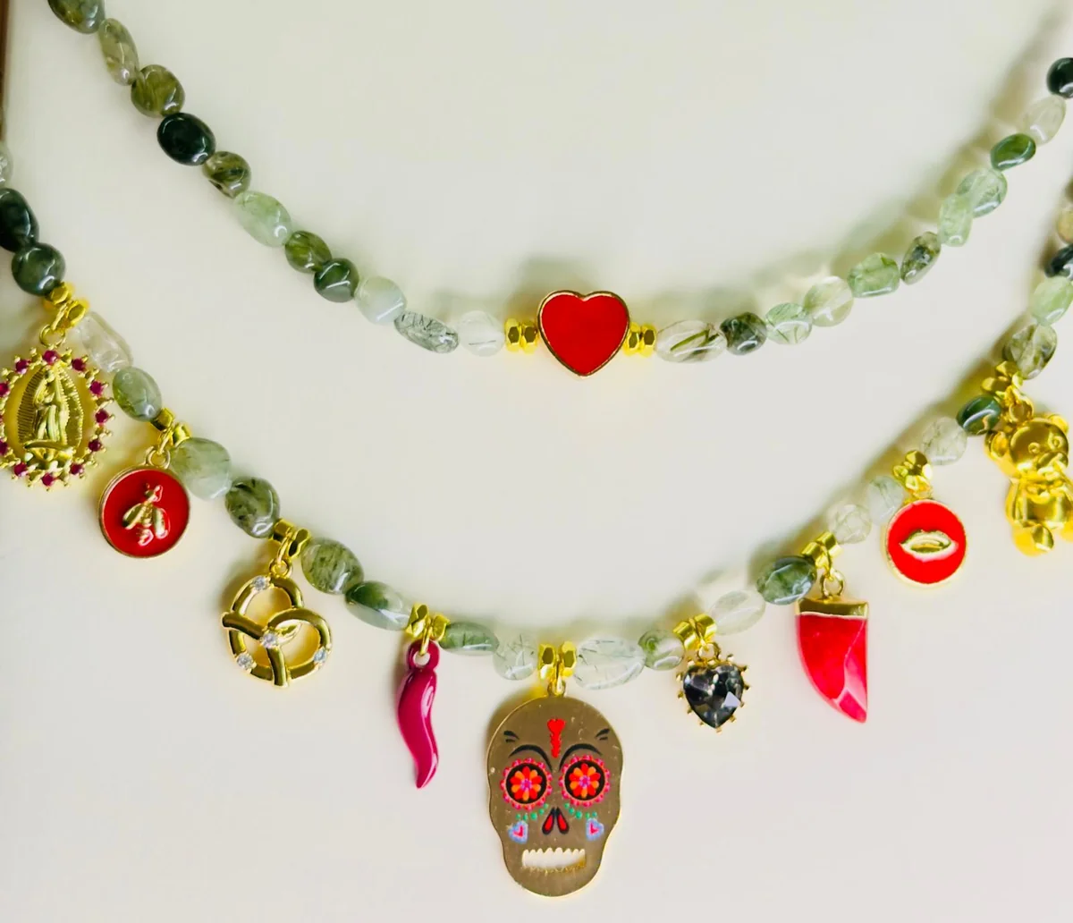 Linea Frida Kahlo – Collane in Pietra Dura Multiciondolo