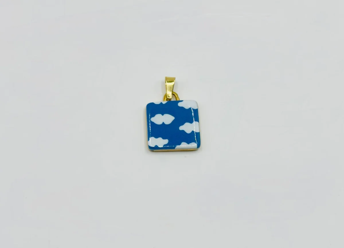 ☁️ Ciondolo Dipinto Prezioso – Sognando