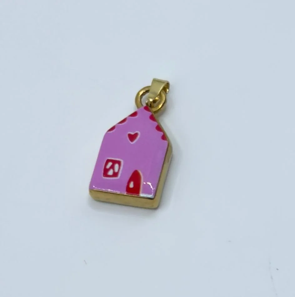 🏠 Ciondolo Dipinto Prezioso – Famiglia