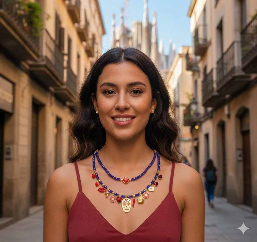 💜 Linea Frida Kahlo – Collane in Pietra Dura Viola