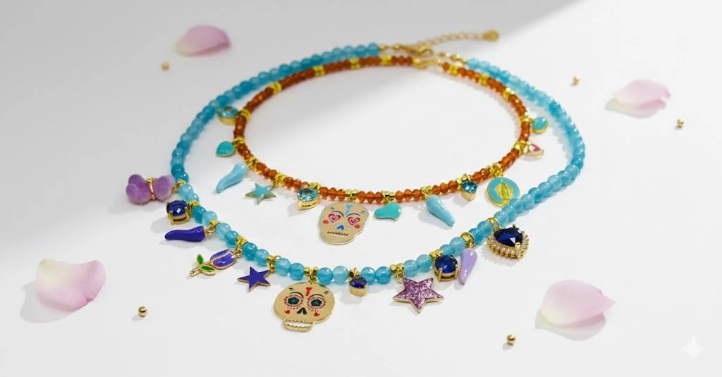 COLLANA FRIDA KHALO CELESTE