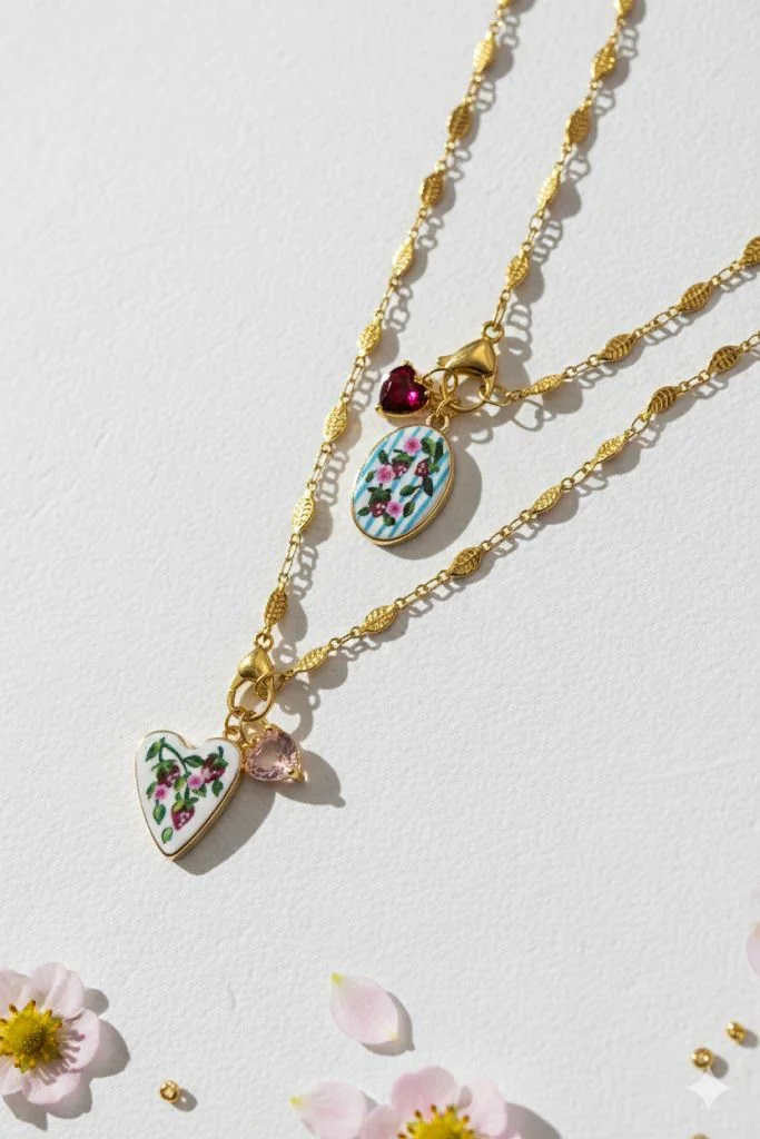 Collana Cuore di Fragole