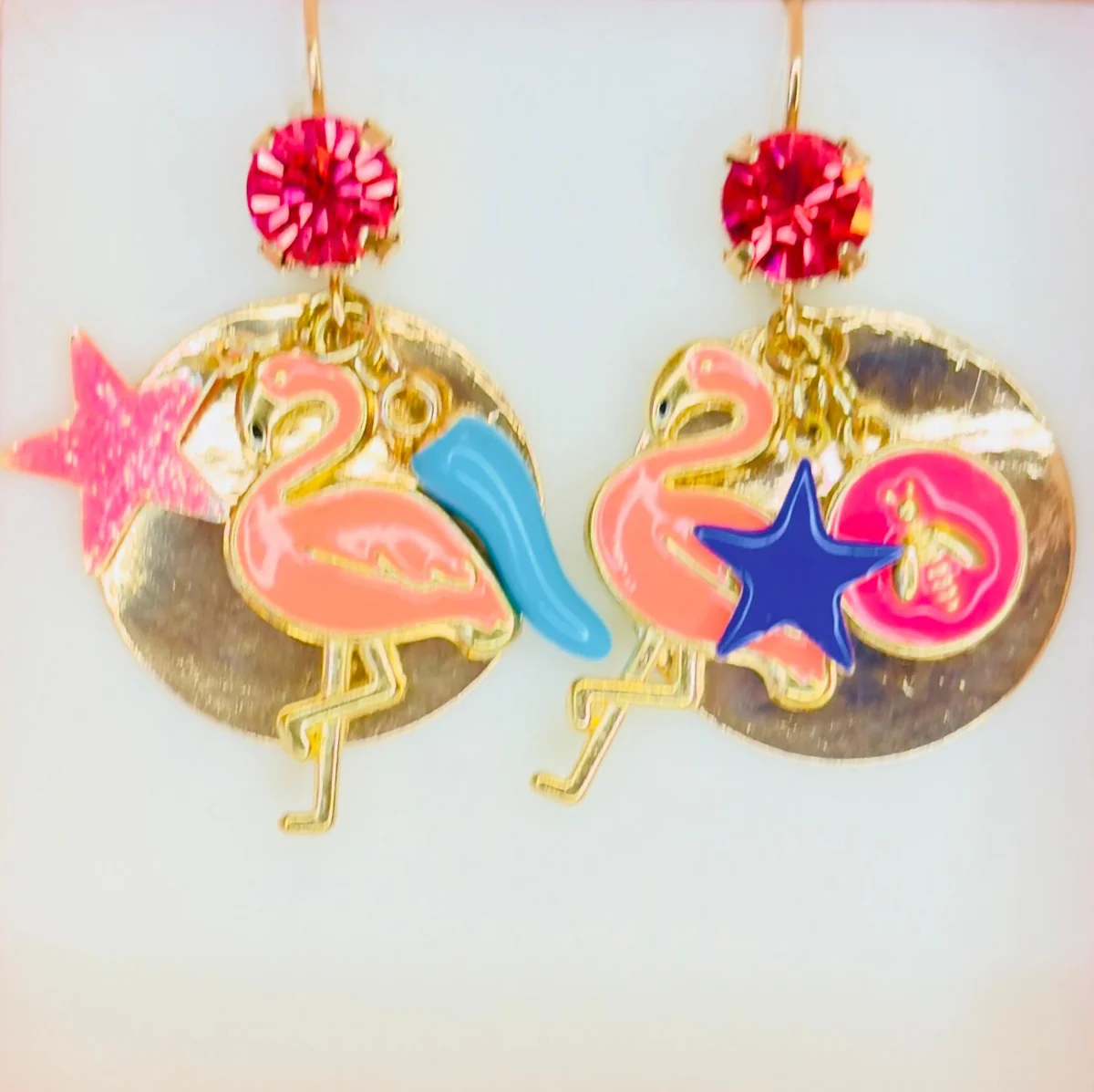 Orecchini Flamingo Orange