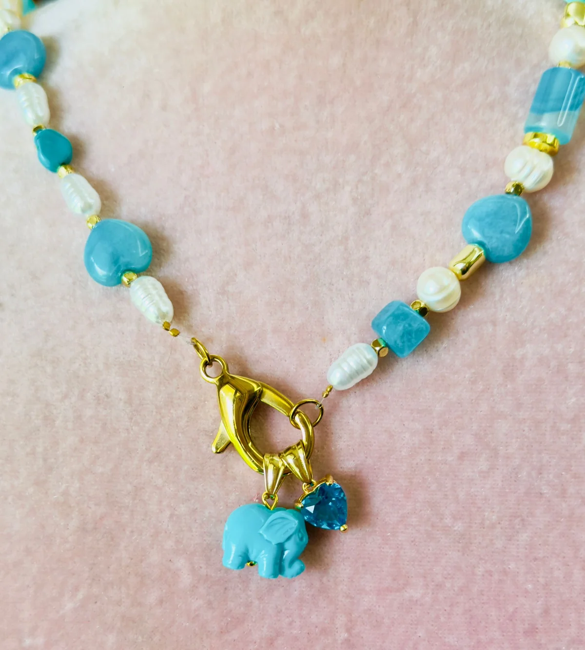 COLLANA ELEFANTINO PORTA FORTUNA