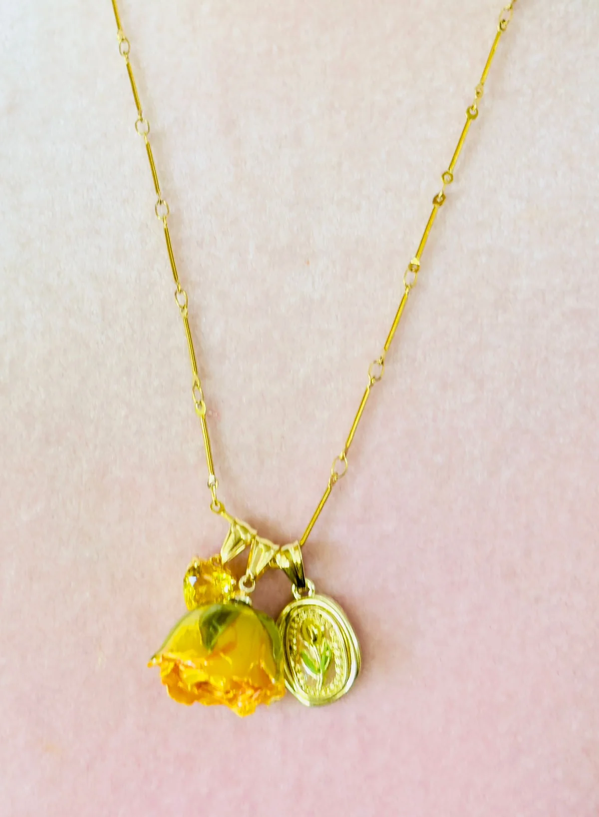 LINEA ETERNA – Yellow con Catena Sottile