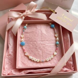 Collana Pink Love – Parole che Brillano