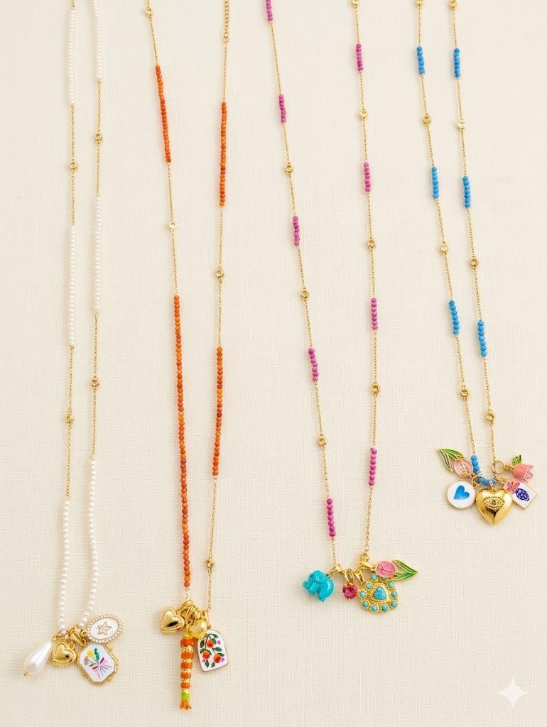 Collana Multilook Artigianale – 4 Stili in 1