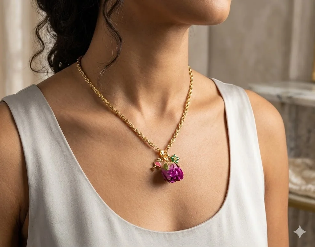 Collana Eterna: La bellezza della natura, sospesa nel tempo - immagine 10